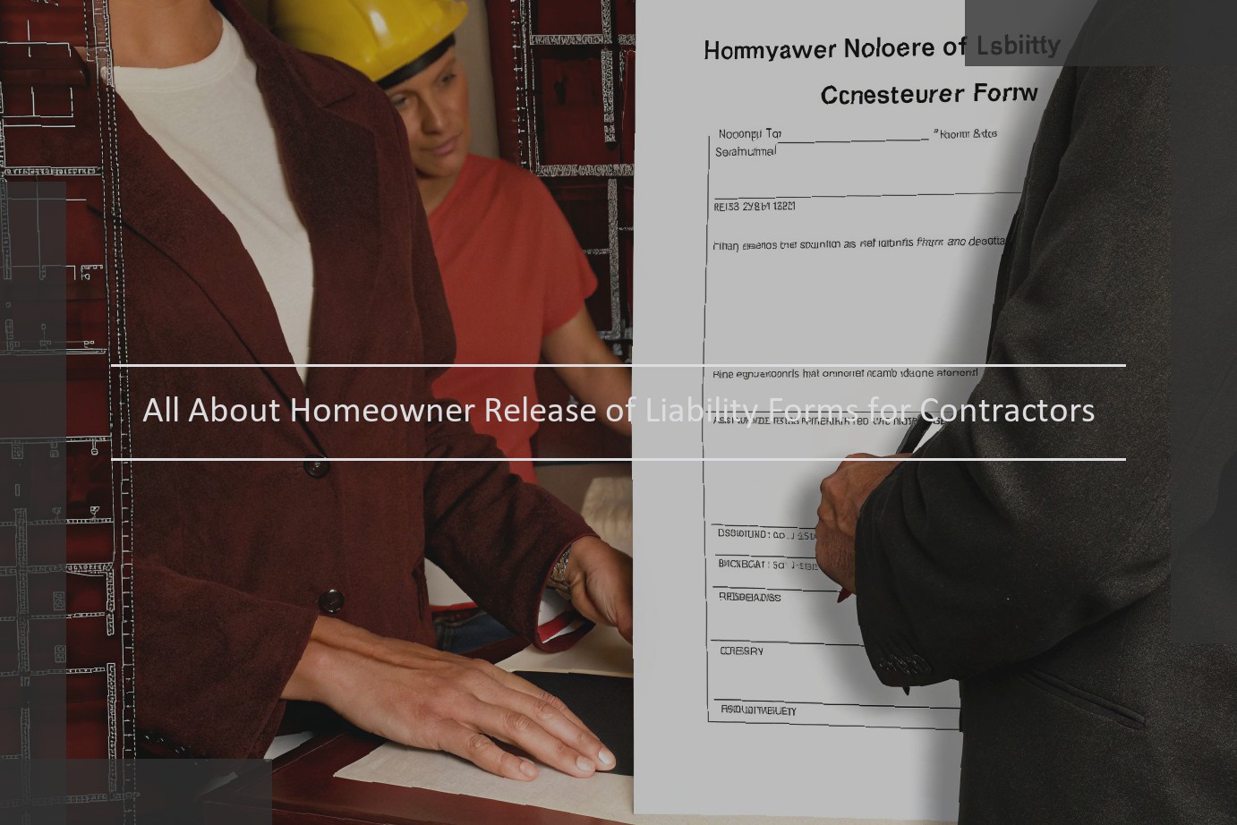 All About Homeowner Release of Liability Forms for Contractors