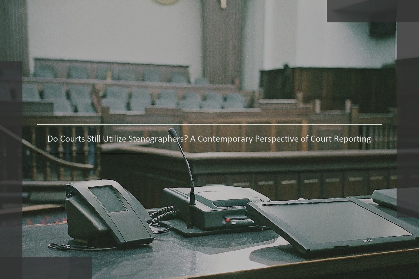 Do Courts Still Utilize Stenographers? A Contemporary Perspective of Court Reporting