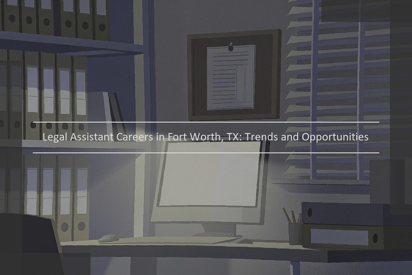 Legal Assistant Careers in Fort Worth, TX: Trends and Opportunities